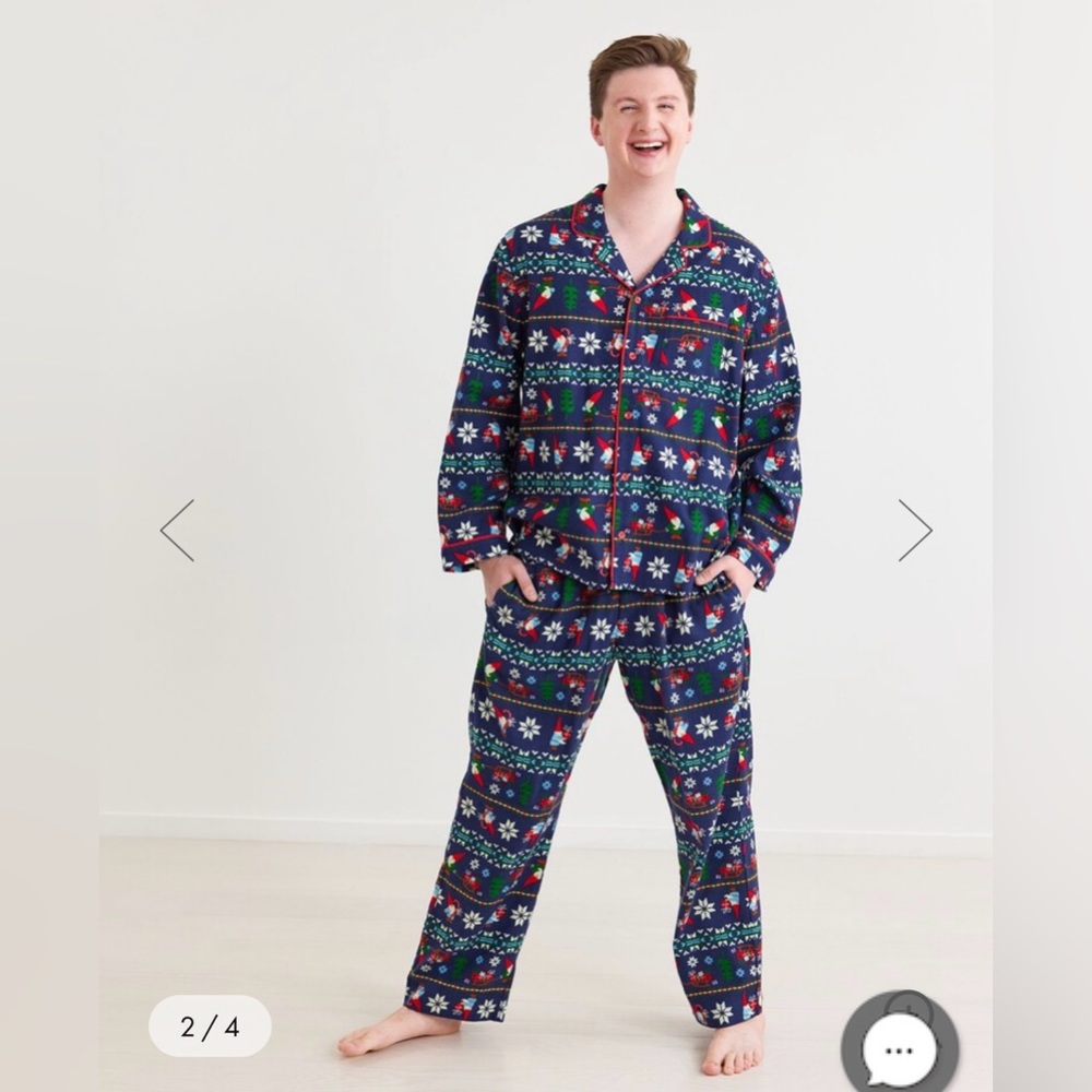 Hanna Andersson XL Unisex Holiday Gnome Pajama Set NWT